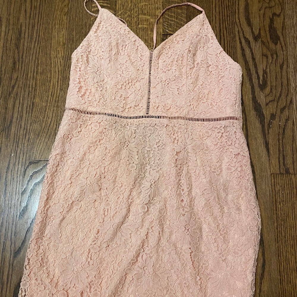 worn once nordstrom pink dress